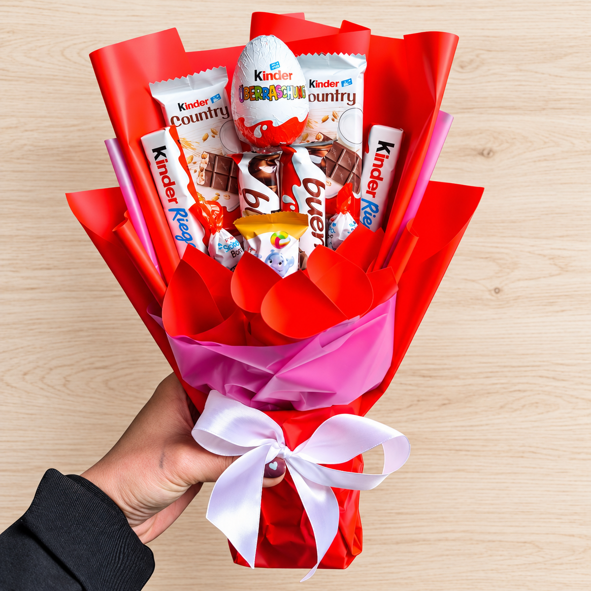 Kinder Mini Strauss Duo – 2er Set Kinder Schokolade Geschenk