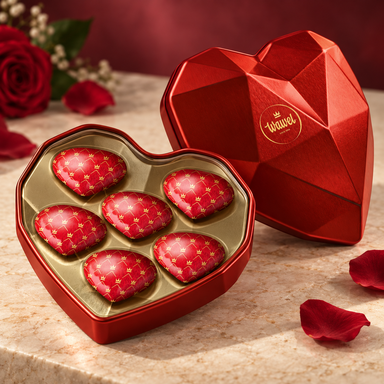 Ferrero Rocher Geschenkherz XL mit Wawel Choco – Liebe zum Genießen