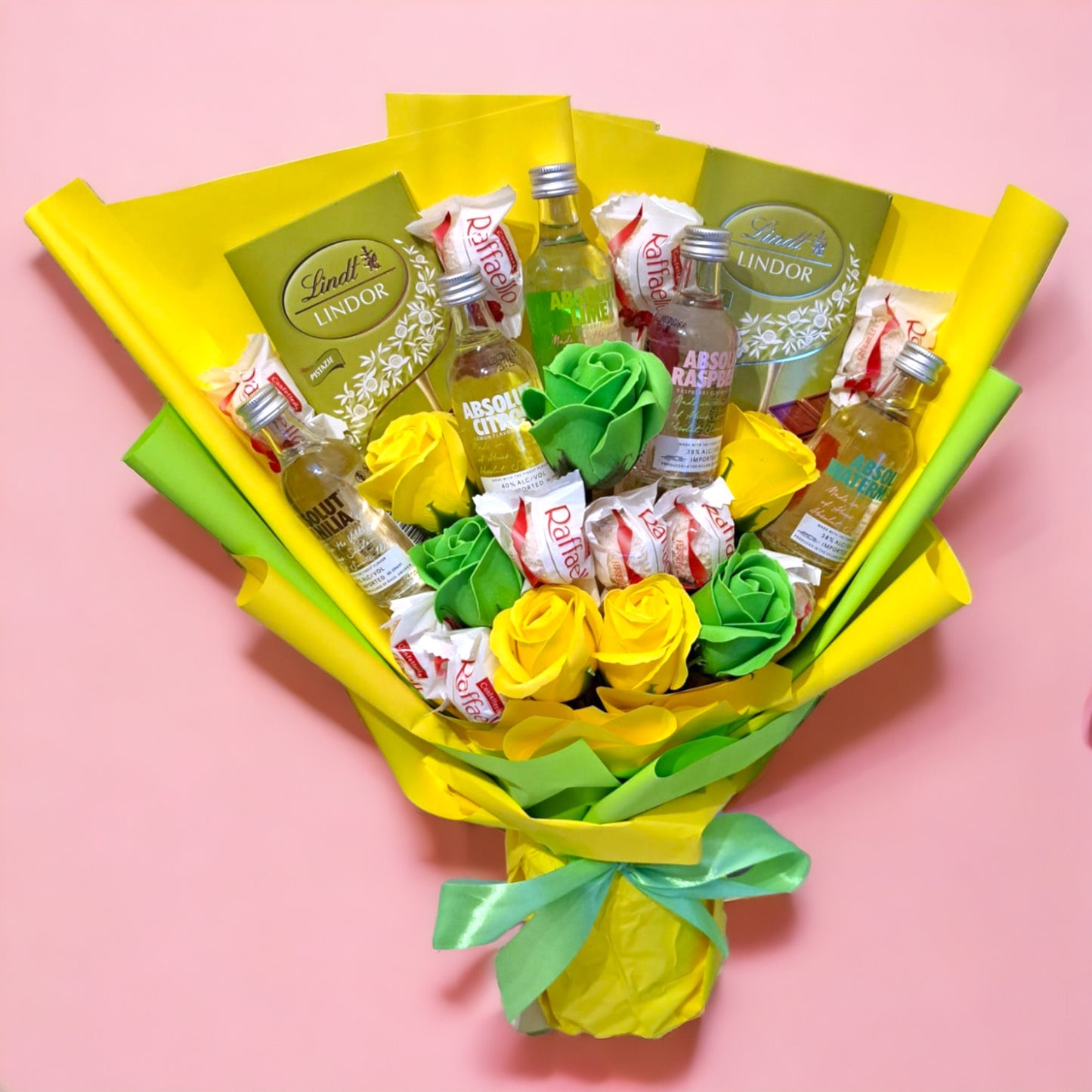 Spiselig blomsterbuket "Absolut Mix Edition"