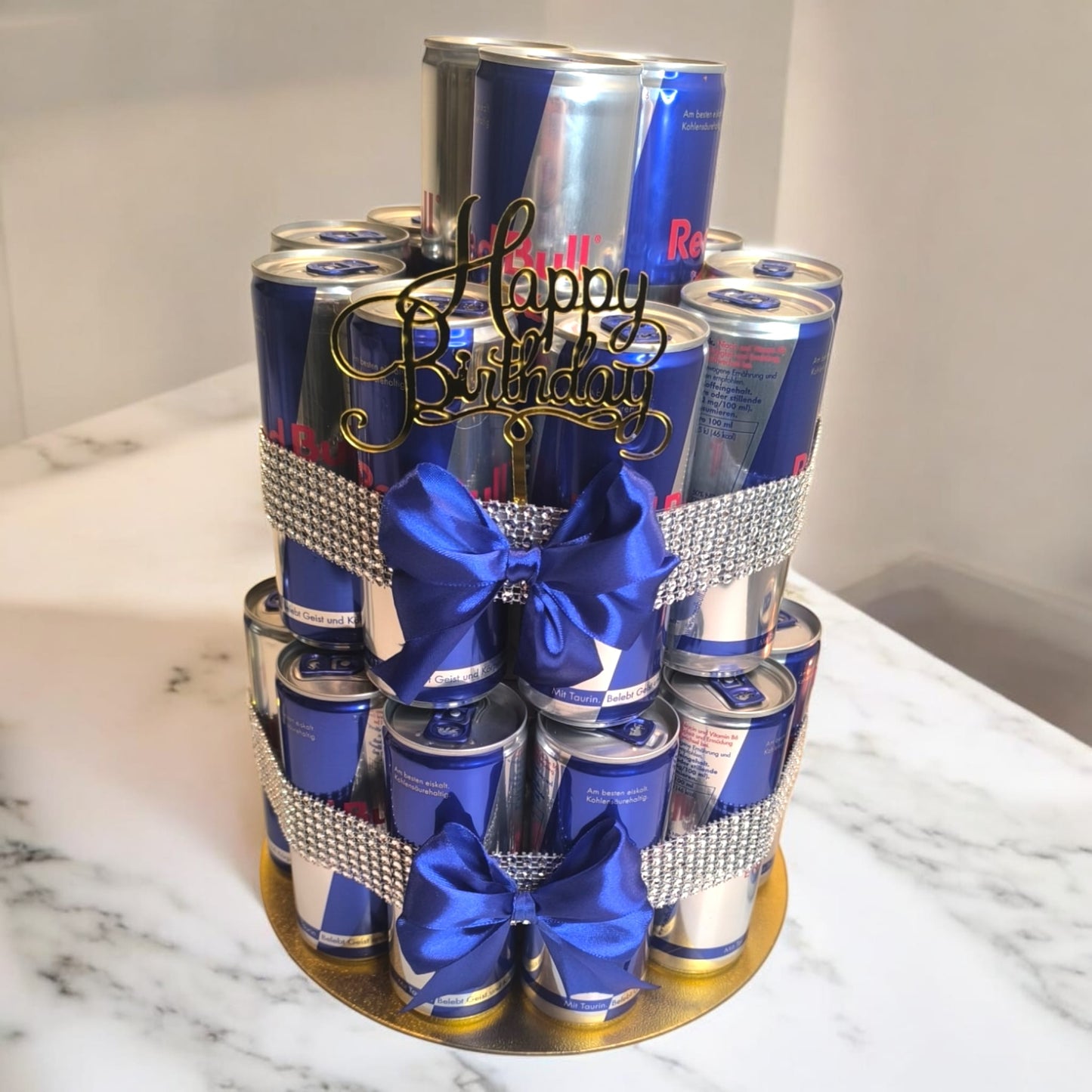 Geburtstags-Energy-Turm - Red Bull Geschenkidee