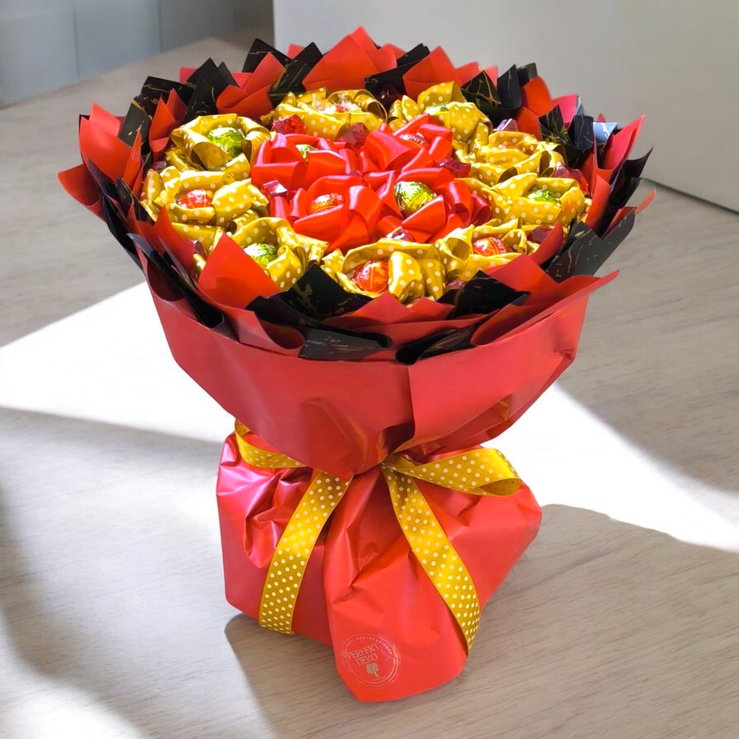 Spiselig blomsterbuket Lindt Lindor