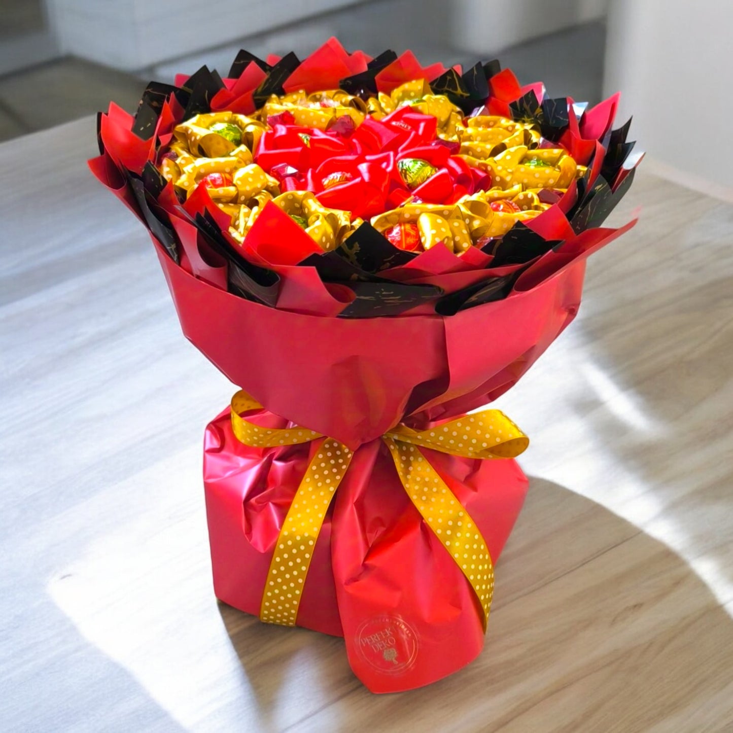 Spiselig blomsterbuket Lindt Lindor