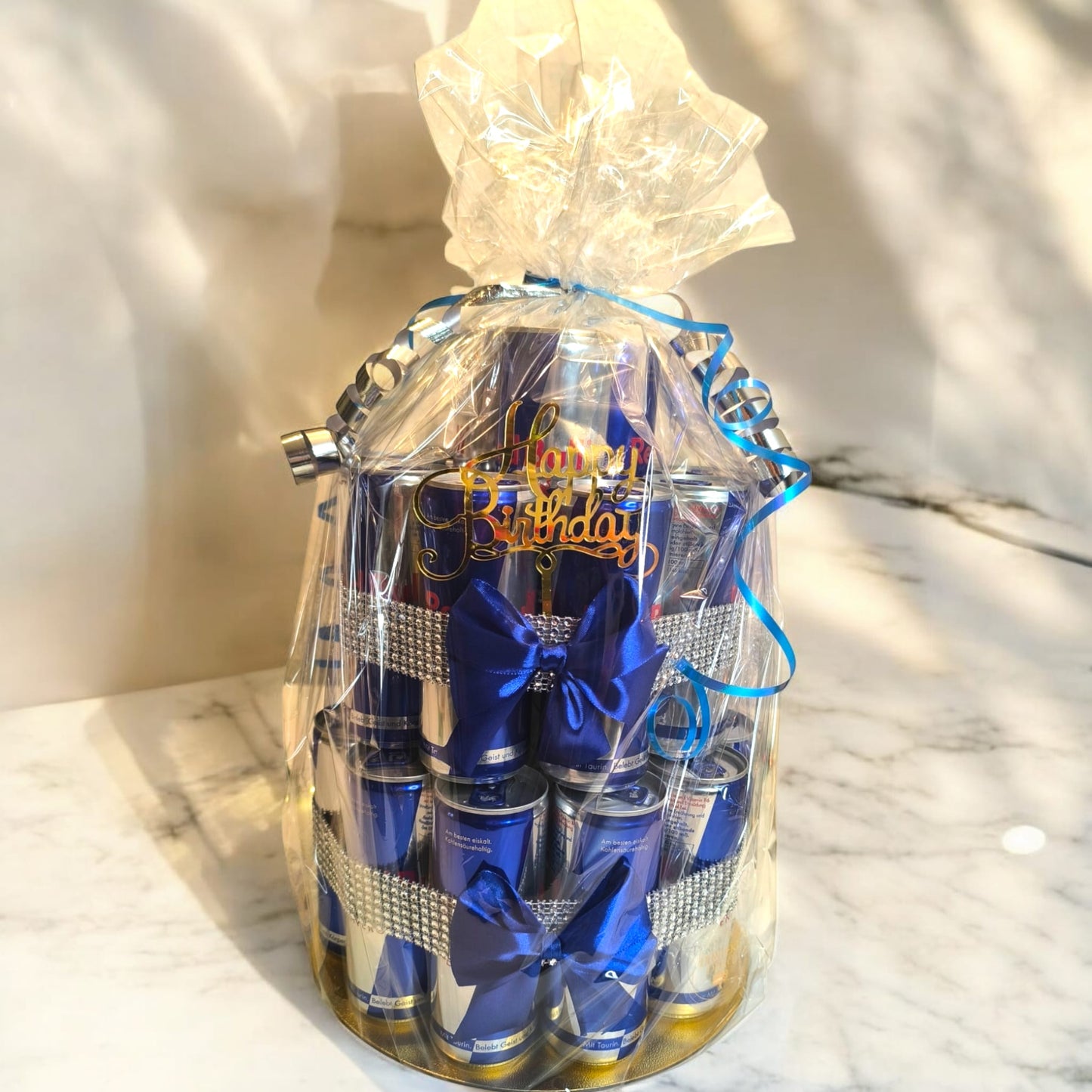 Geburtstags-Energy-Turm - Red Bull Geschenkidee