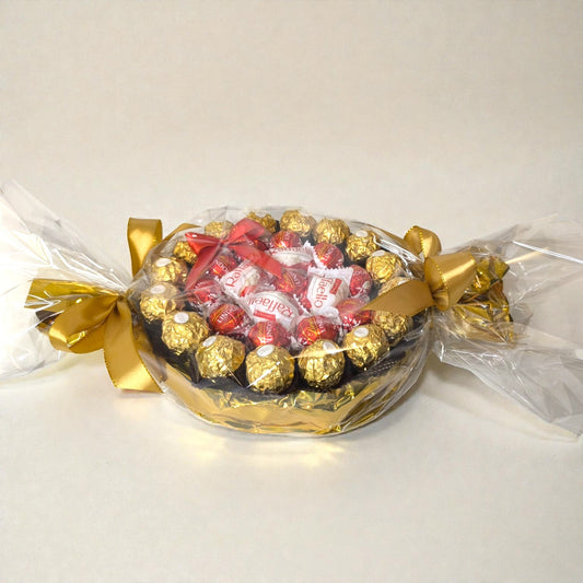 Luxus Bonbon Geschenk mit Ferrero & Lindor