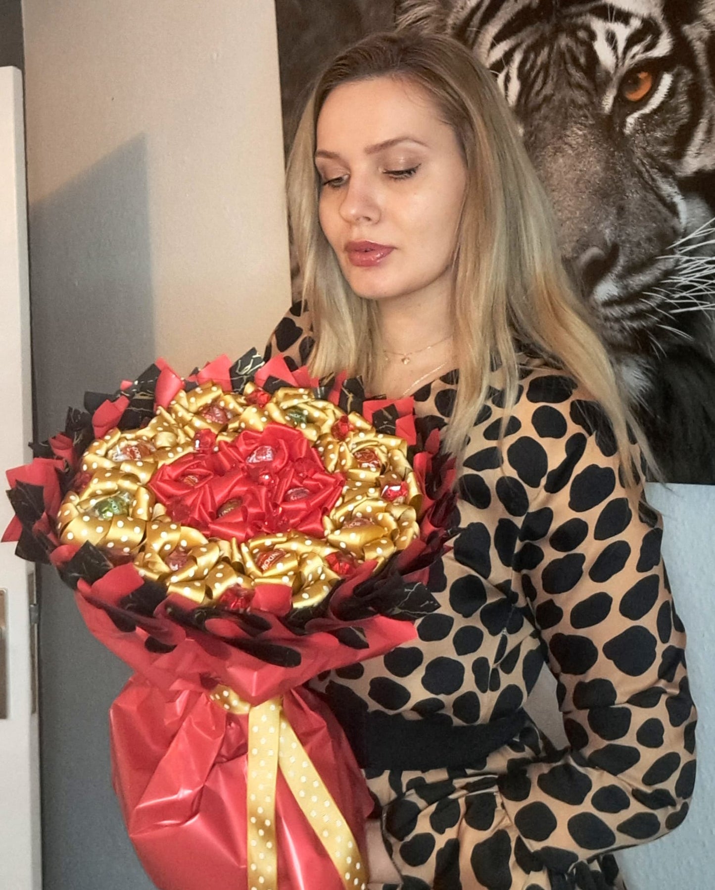 Spiselig blomsterbuket Lindt Lindor