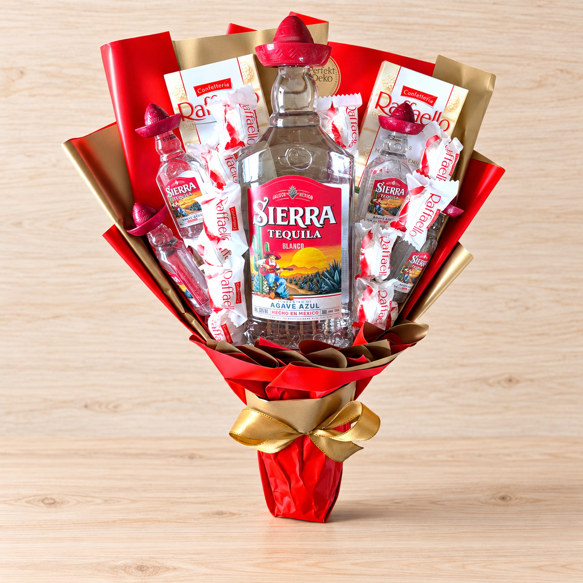 Sierra Tequila Strauss mit Raffaello & Mini Tequila Shots