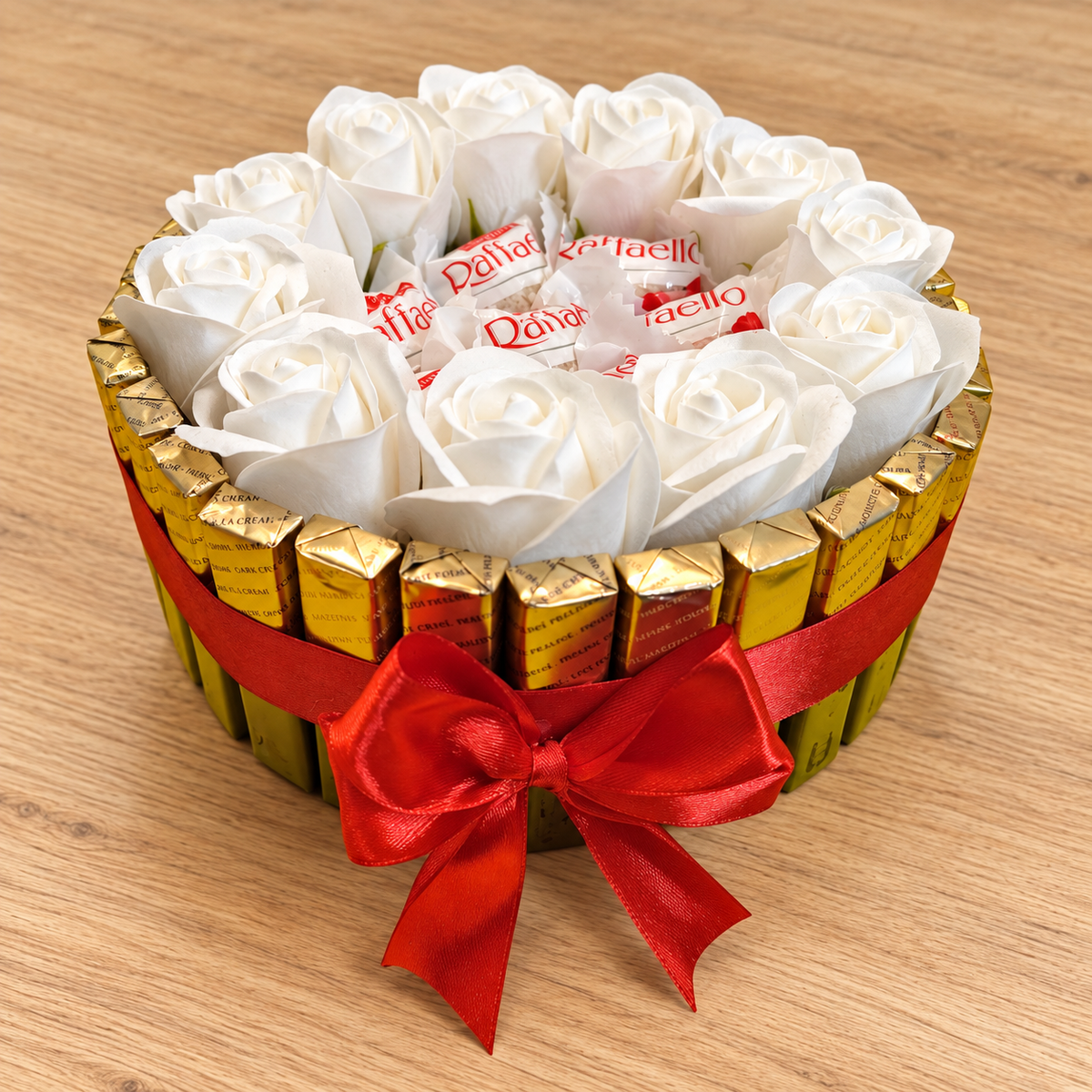 cake "Rose Ring Raffaello"