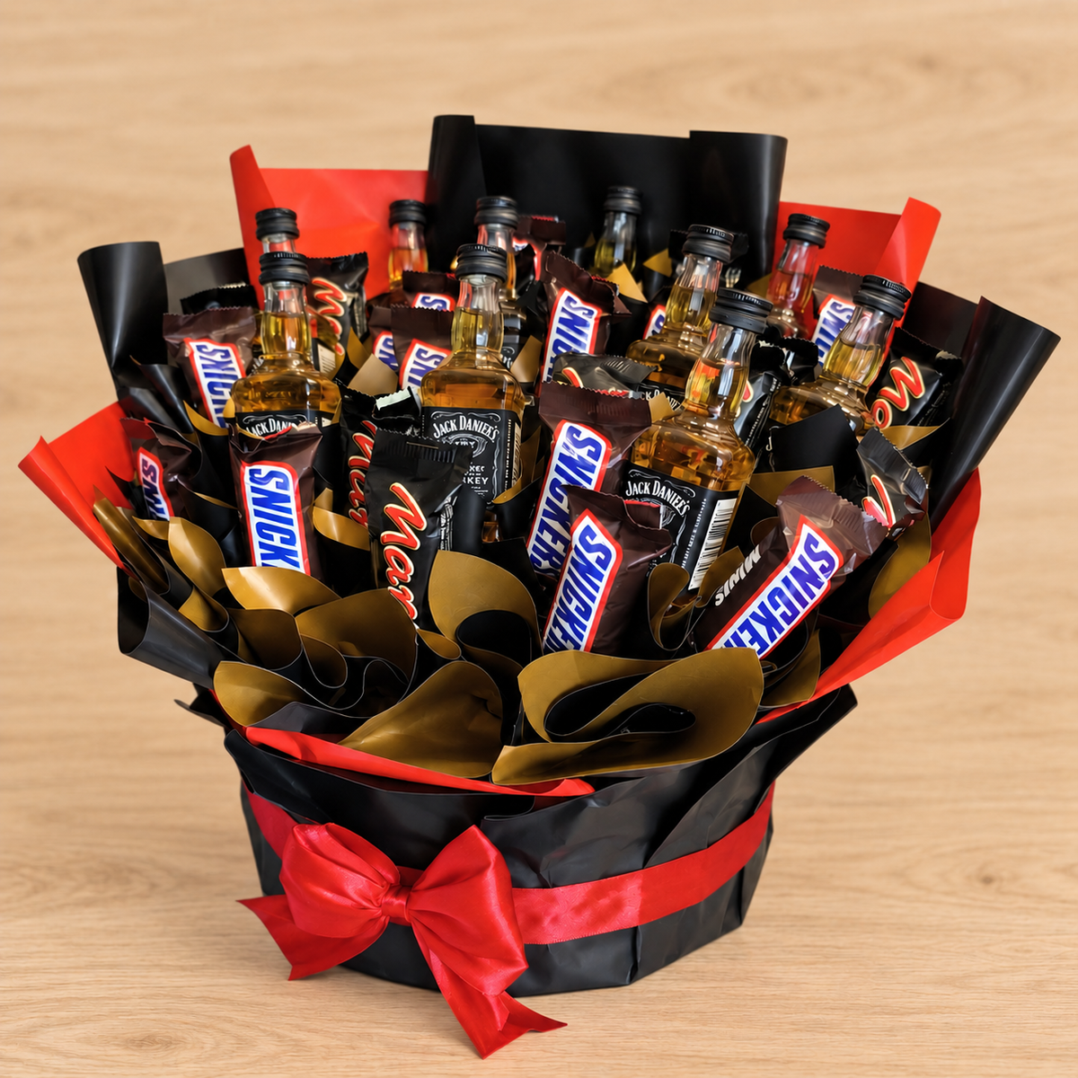 Jack Daniel’s Luxus Box mit Snickers & Mars – exklusives Männergeschenk