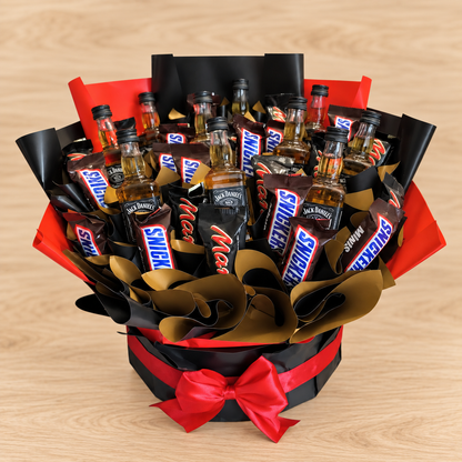 Jack Daniel’s Luxus Box mit Snickers & Mars – exklusives Männergeschenk