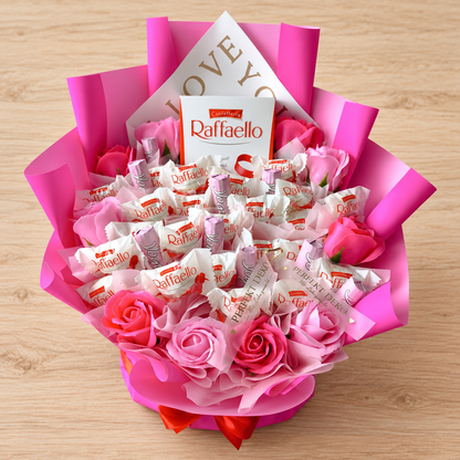 Raffaello Luxus Box Mini mit Yogurette und Seifenrosen