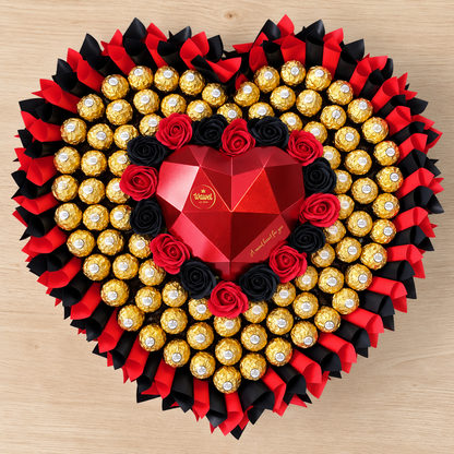 Ferrero Rocher Geschenkherz XL mit Wawel Choco – Liebe zum Genießen