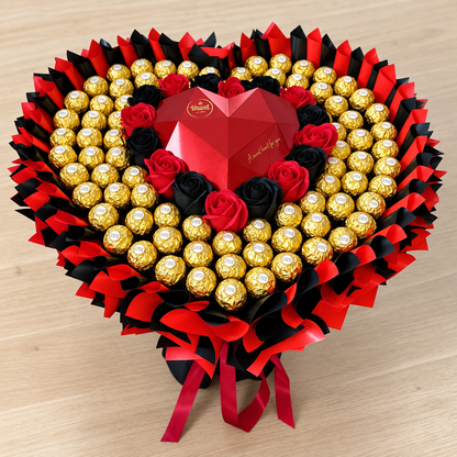 Ferrero Rocher Geschenkherz XL mit Wawel Choco – Liebe zum Genießen