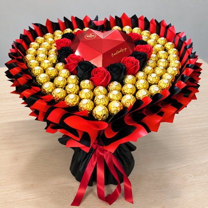 Ferrero Rocher Geschenkherz XL mit Wawel Choco – Liebe zum Genießen