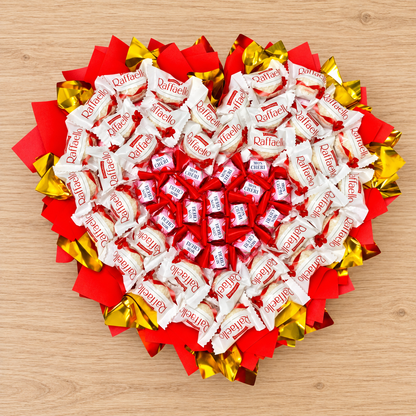 Edible bouquet "Mon Chéri &amp; Raffaello" – Exclusive chocolate gift with Mon Chéri and Raffaello