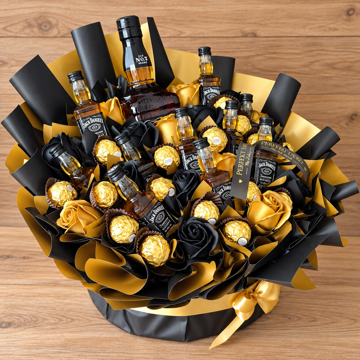 Luxury Geschenkbox Jack Daniel's & Ferrero Rocher Gold Premium