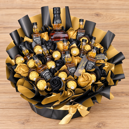 Luxury Geschenkbox Jack Daniel's & Ferrero Rocher Gold Premium