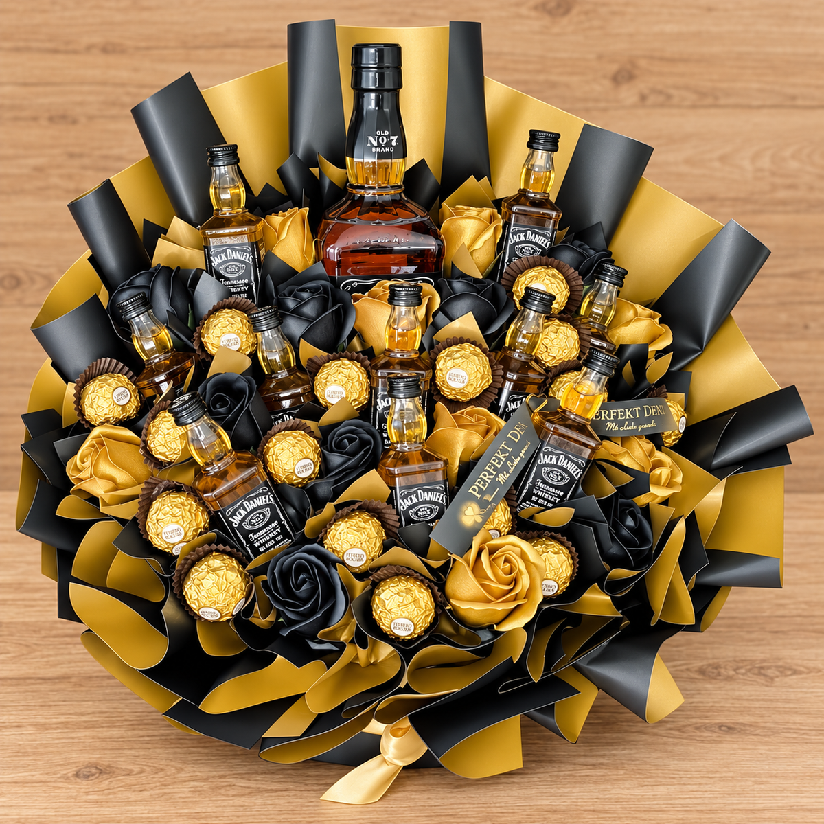 Luxury Geschenkbox Jack Daniel's & Ferrero Rocher Gold Premium