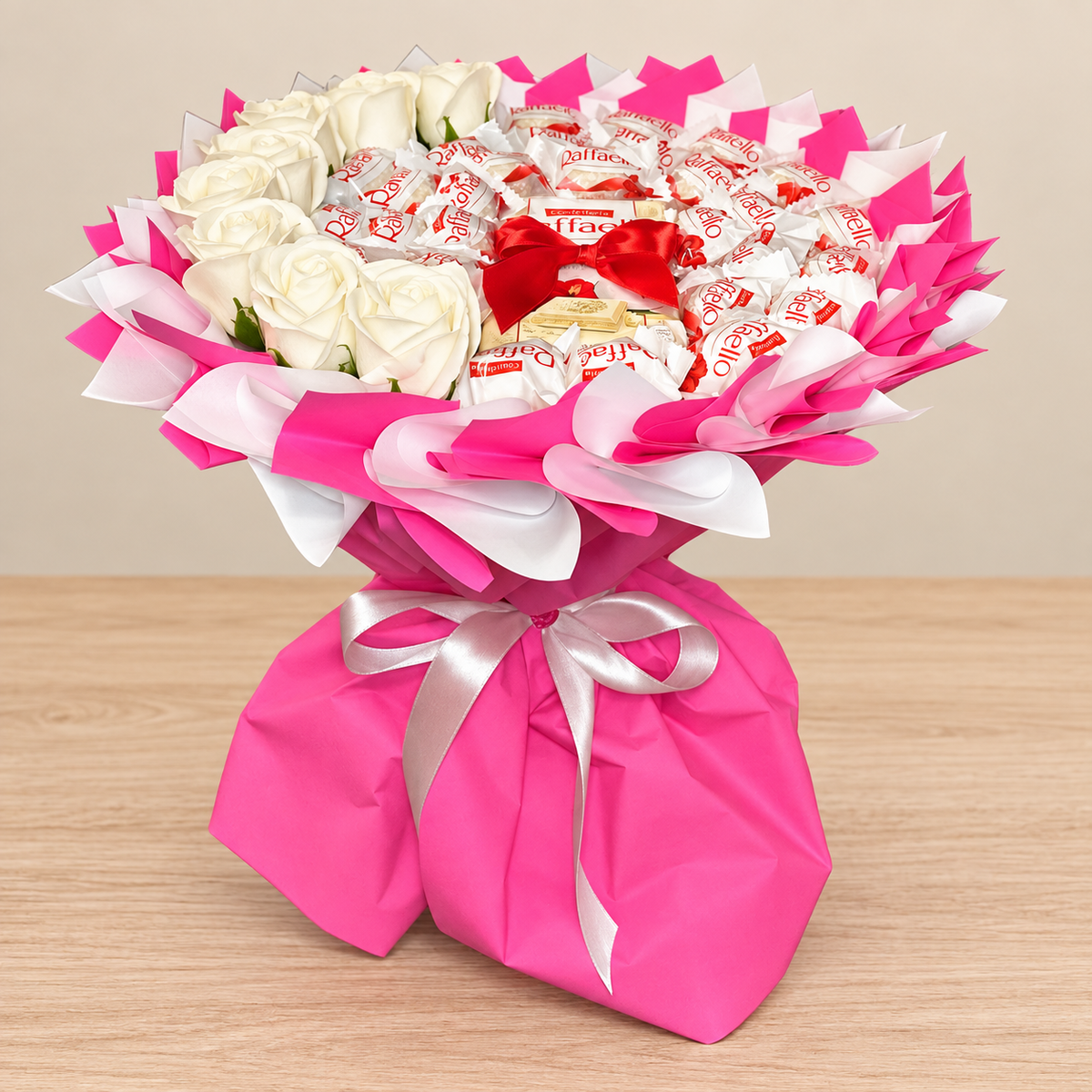 "Coconut Passion" bouquet – handmade with Raffaello pralines &amp; delicate chocolate