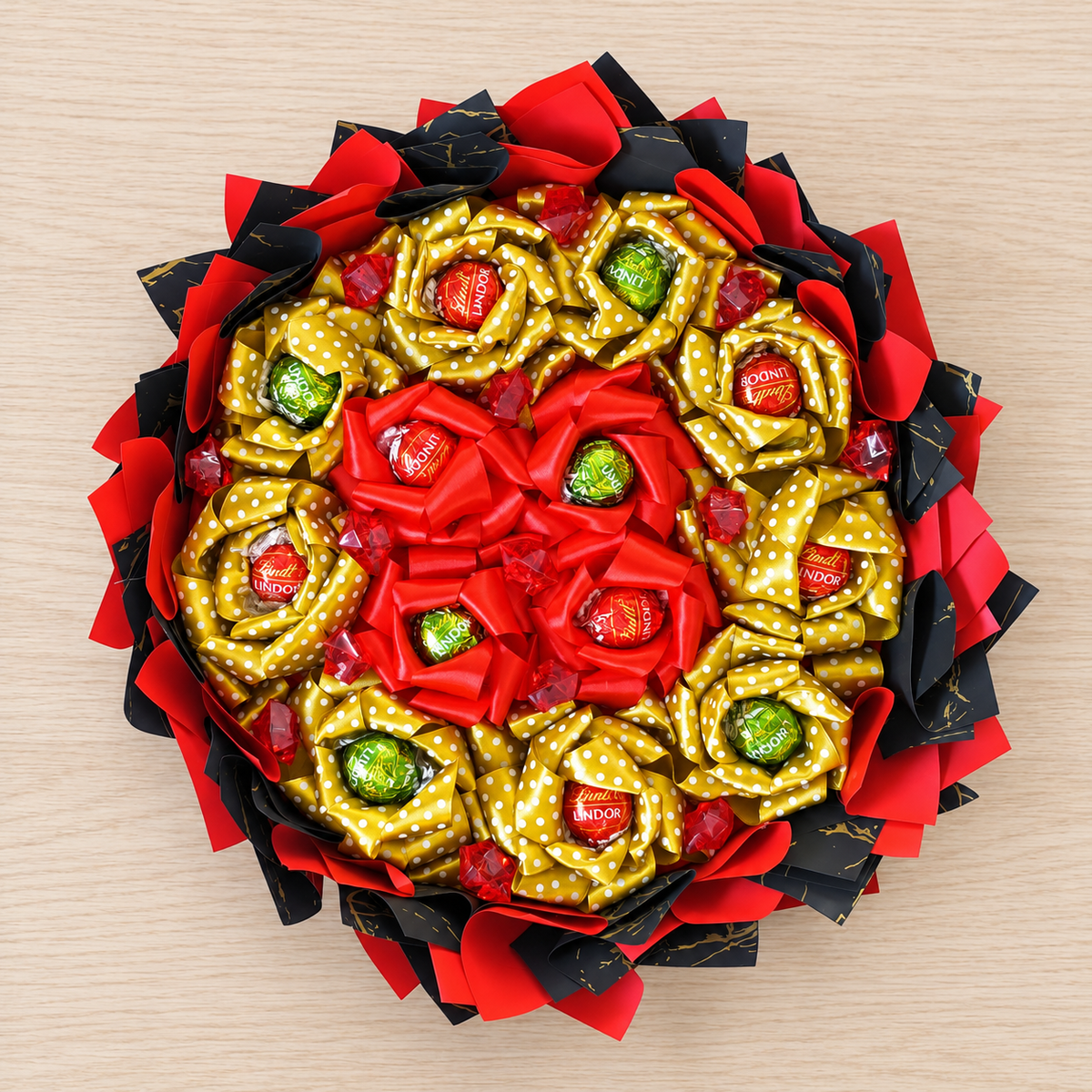 Edible Flower Bouquet Lindt Lindor