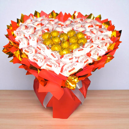 Summer Edition Blumenstrauß  – Elegantes Pralinen-Geschenk für besondere Anlässe