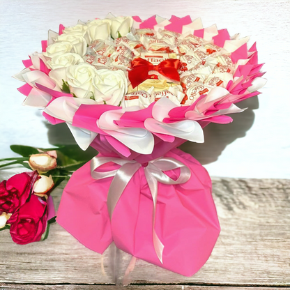 "Coconut Passion" bouquet – handmade with Raffaello pralines &amp; delicate chocolate