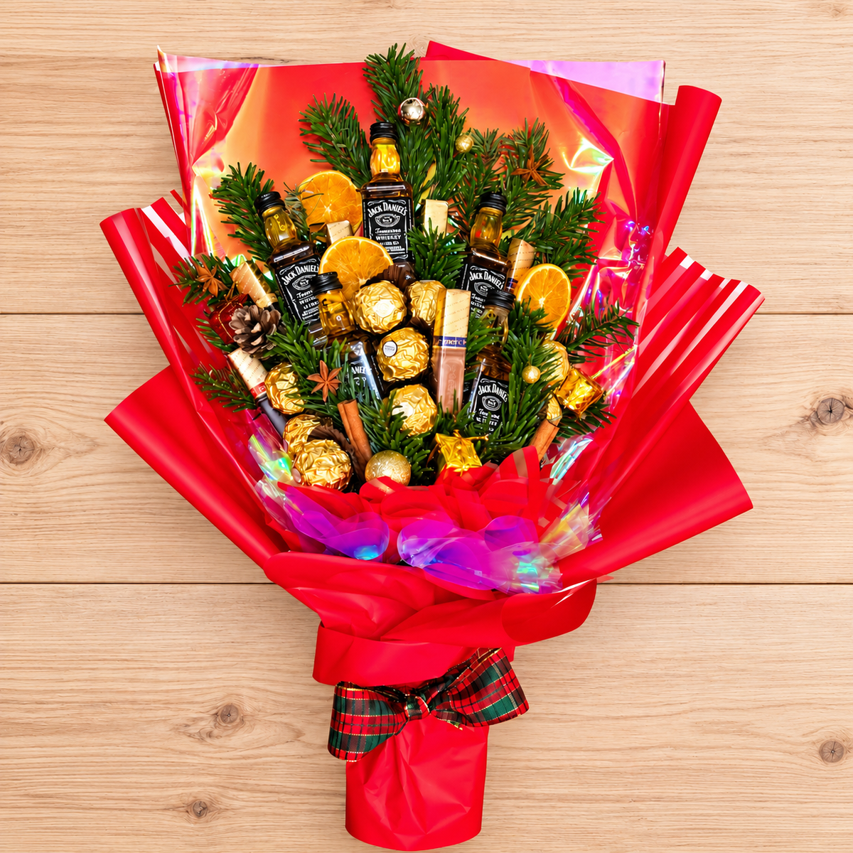 Jack Daniel's Christmas Bouquet - Gift Idea for Whisky Lovers