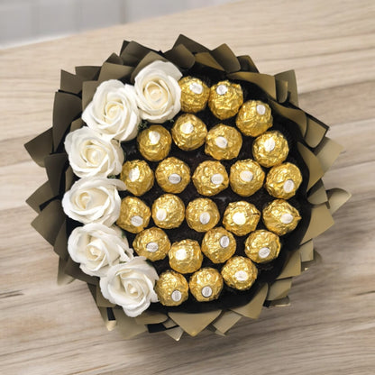 Essbarer Strauß Mini "Ferrero&Rosen"