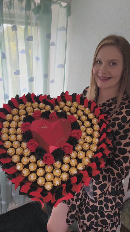 Ferrero Rocher Geschenkherz XL mit Wawel Choco – Liebe zum Genießen