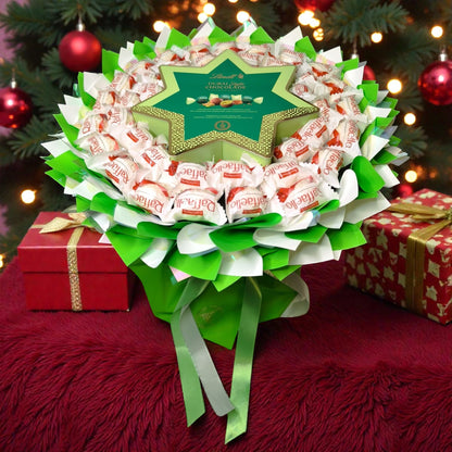 Weihnachts-Strauß „Lindt Dubai Star & Raffaello“ – Exklusives Schoko-Geschenk zu Weihnachten