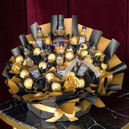 Luxury Geschenkbox Jack Daniel's & Ferrero Rocher Gold Premium
