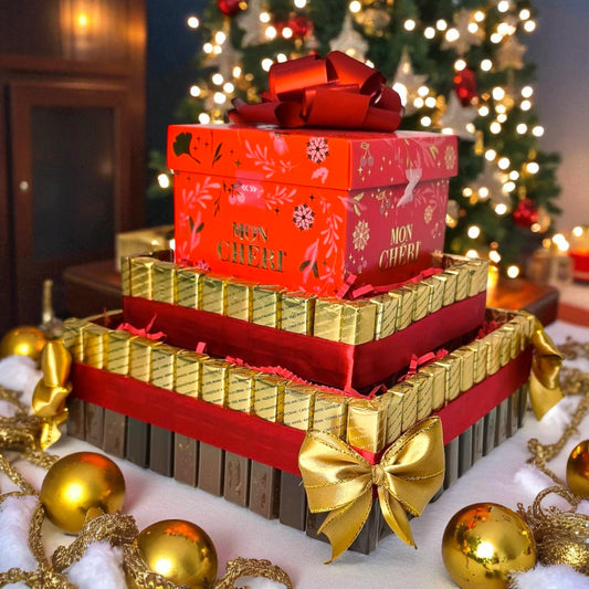 Mon Chéri Schokoladentorte – Edle Pralinentorte als Weihnachtsgeschenk | Geschenkidee für Männer & Frauen | Handgemacht von Perfekt Deko
