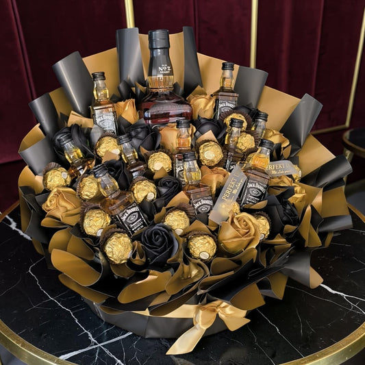 Luxury Geschenkbox Jack Daniel's & Ferrero Rocher Gold Premium