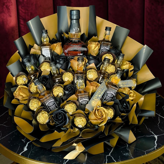 Luxury Geschenkbox Jack Daniel's & Ferrero Rocher Gold Premium