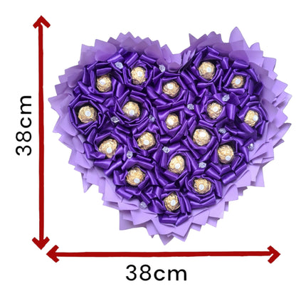 Essbarer Blumenstrauß Violett